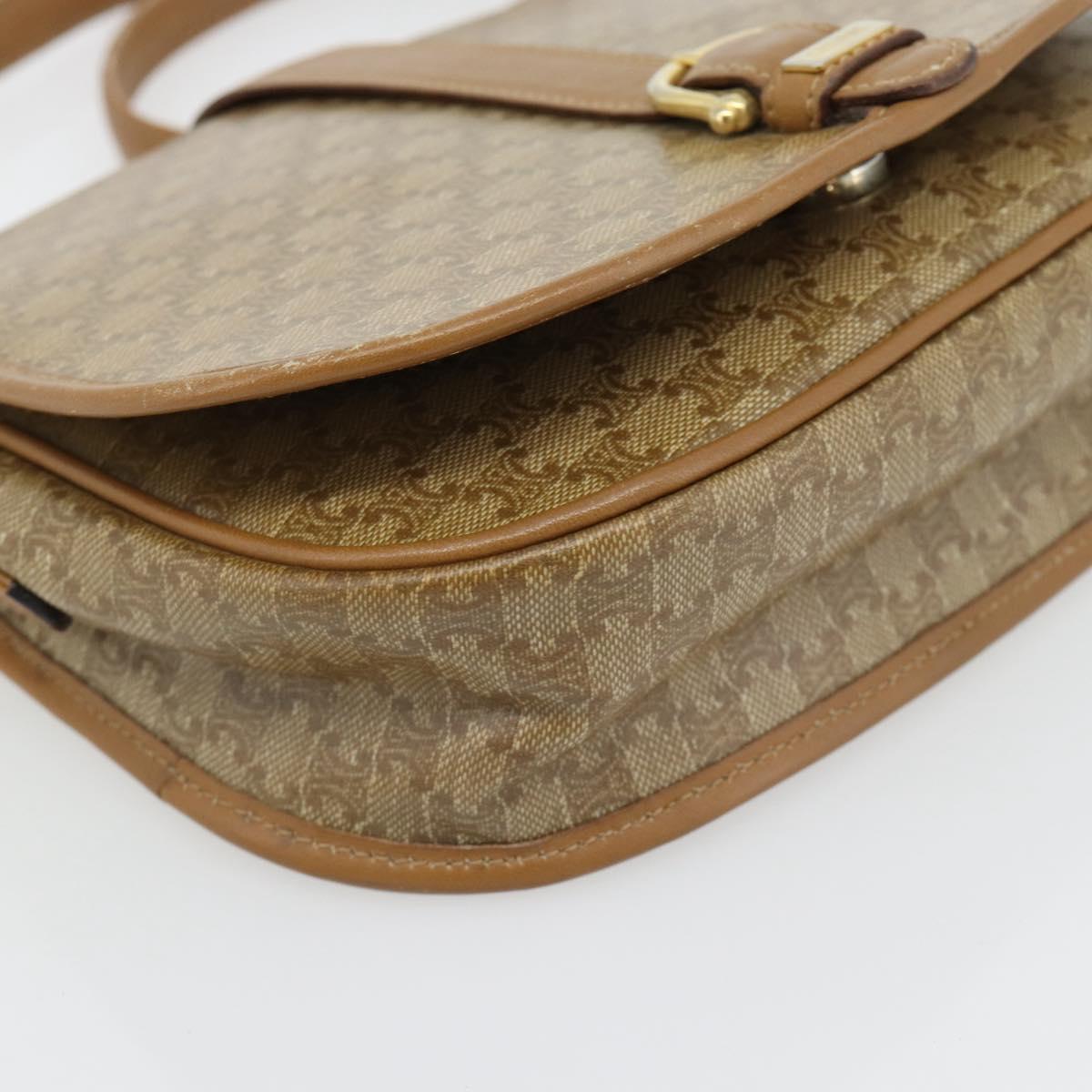 Celine Tan and Brown Monogram Crossbody