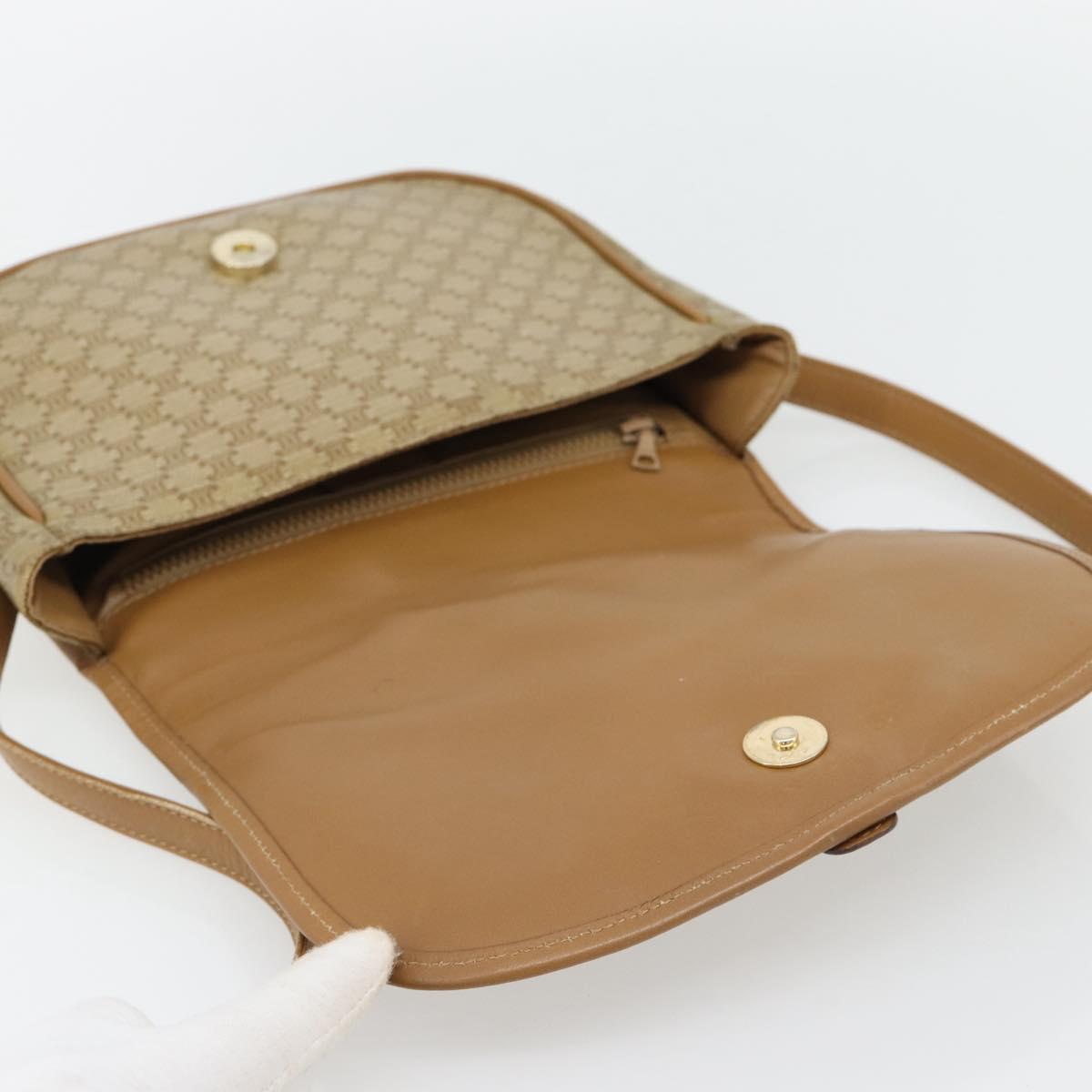 Celine Tan and Brown Monogram Crossbody