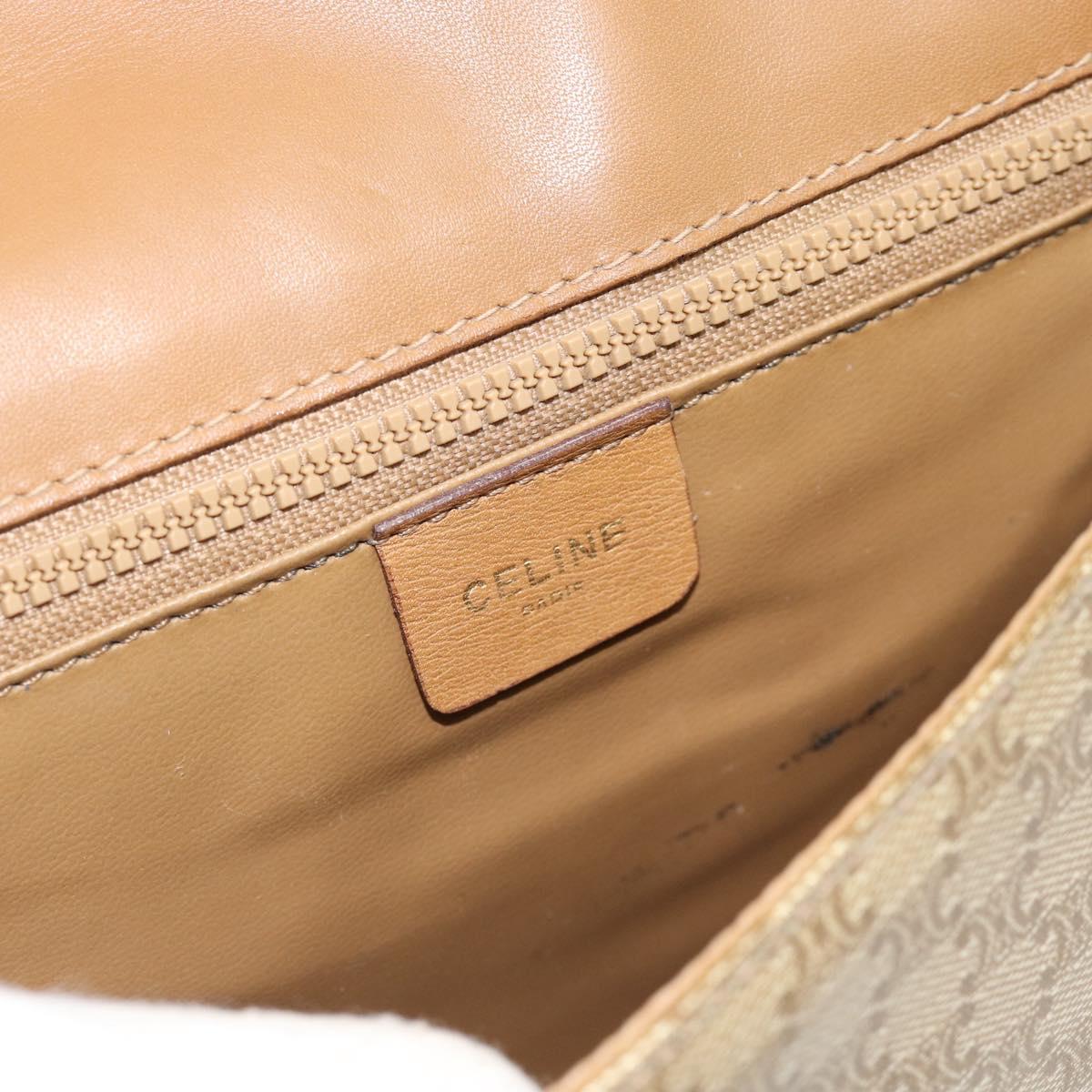 Celine Tan and Brown Monogram Crossbody