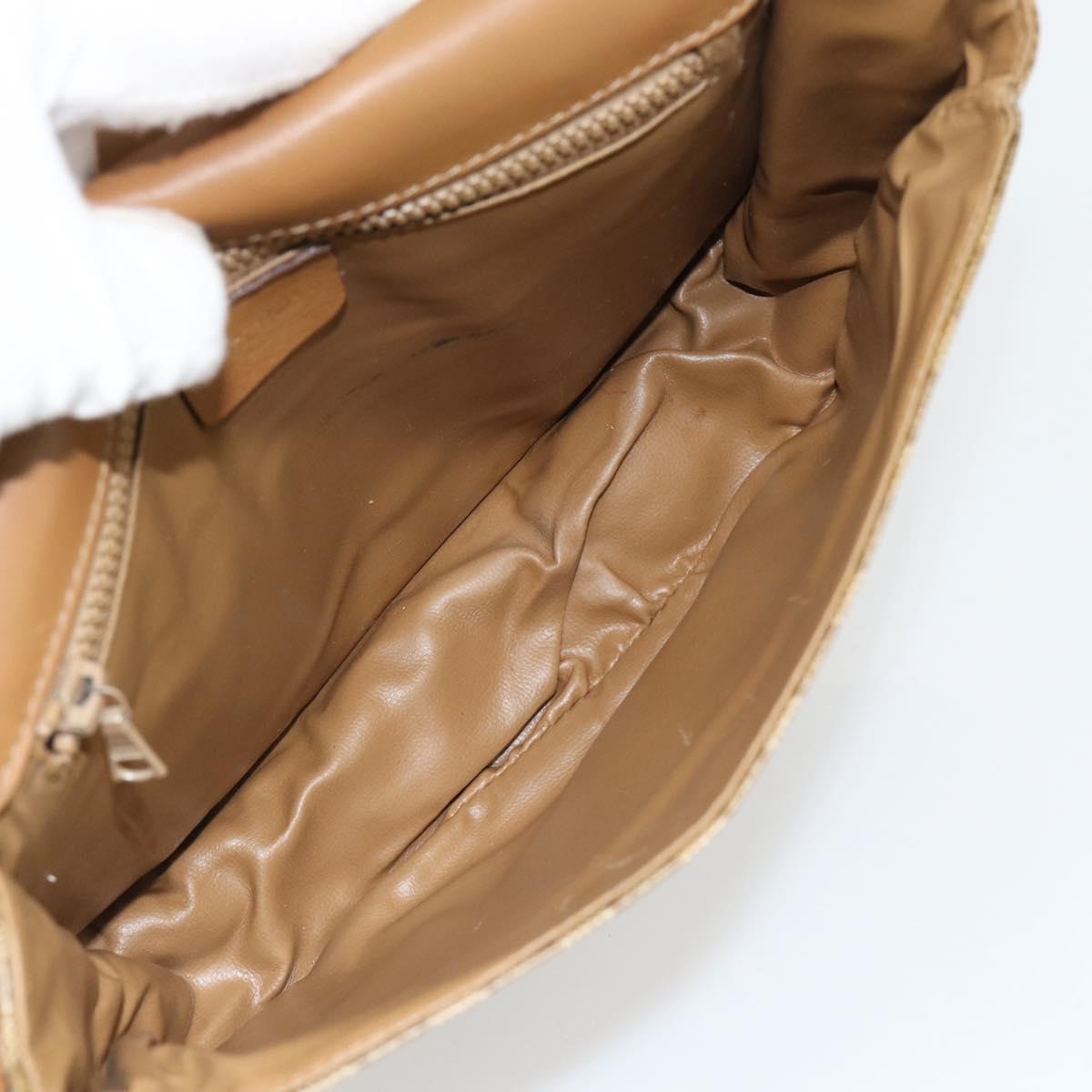 Celine Tan and Brown Monogram Crossbody