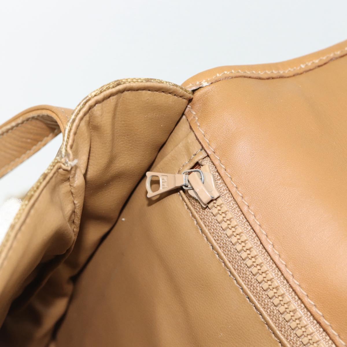 Celine Tan and Brown Monogram Crossbody