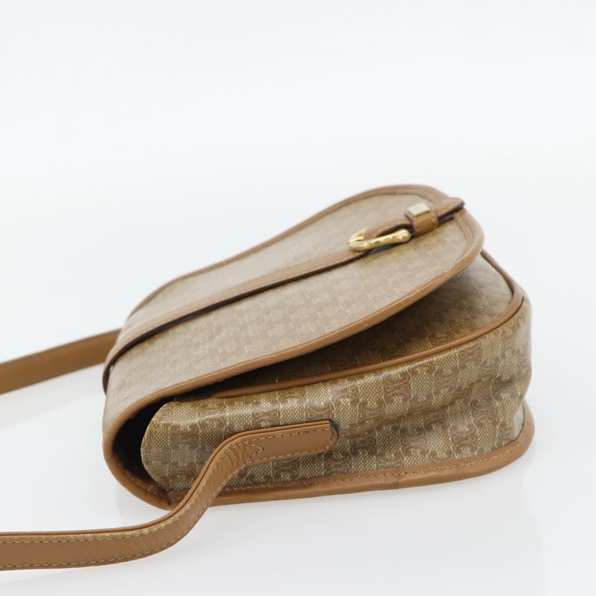 Celine Tan and Brown Monogram Crossbody