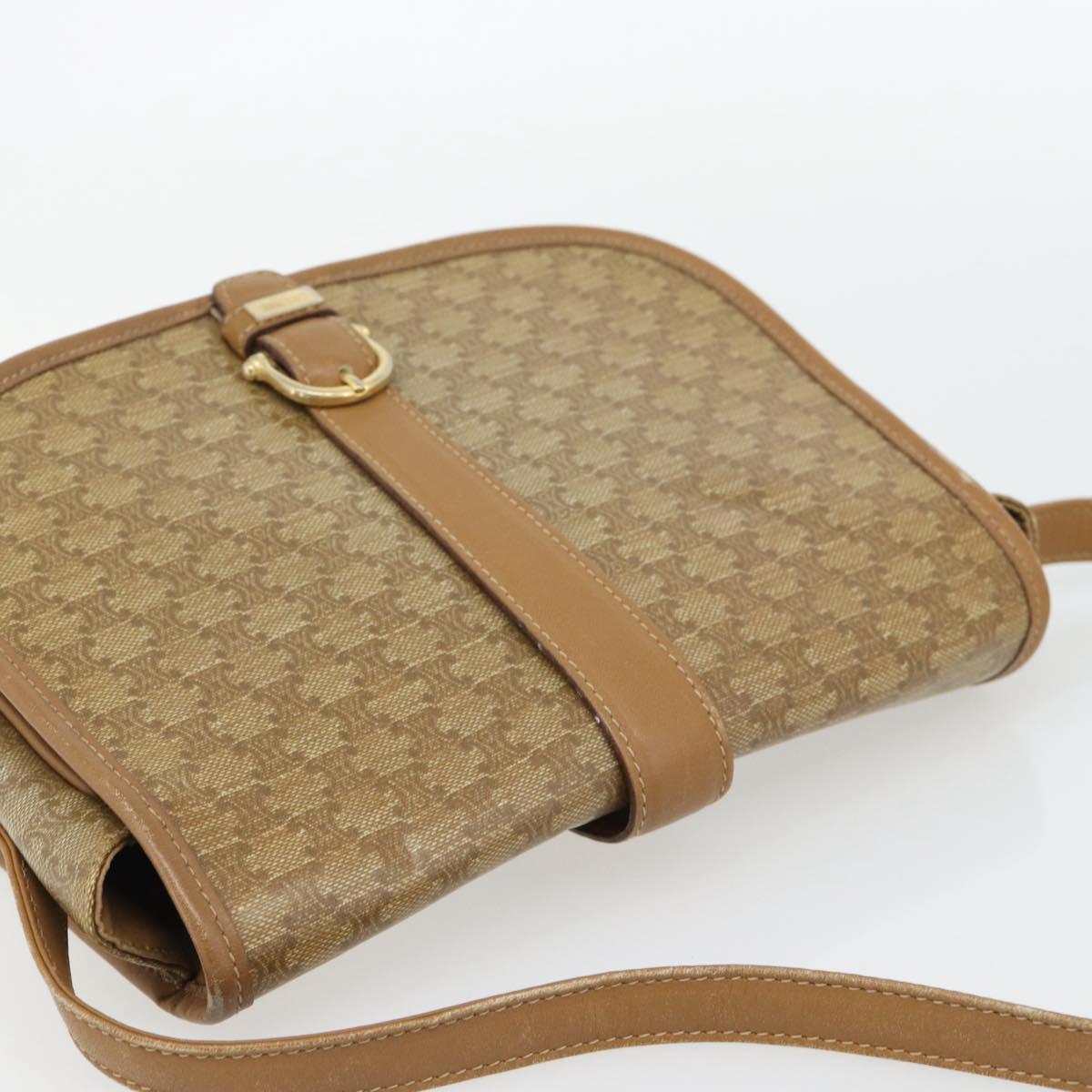 Celine Tan and Brown Monogram Crossbody
