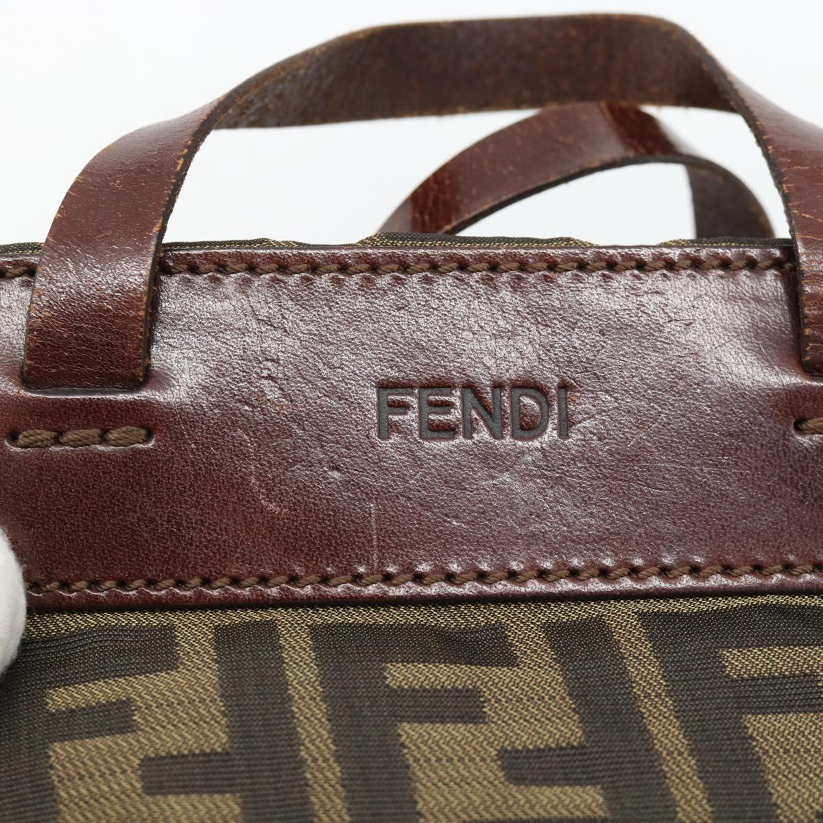 Fendi Zucca Canvas Handbag