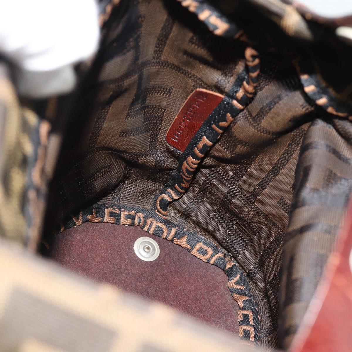 Fendi Zucca Canvas Handbag