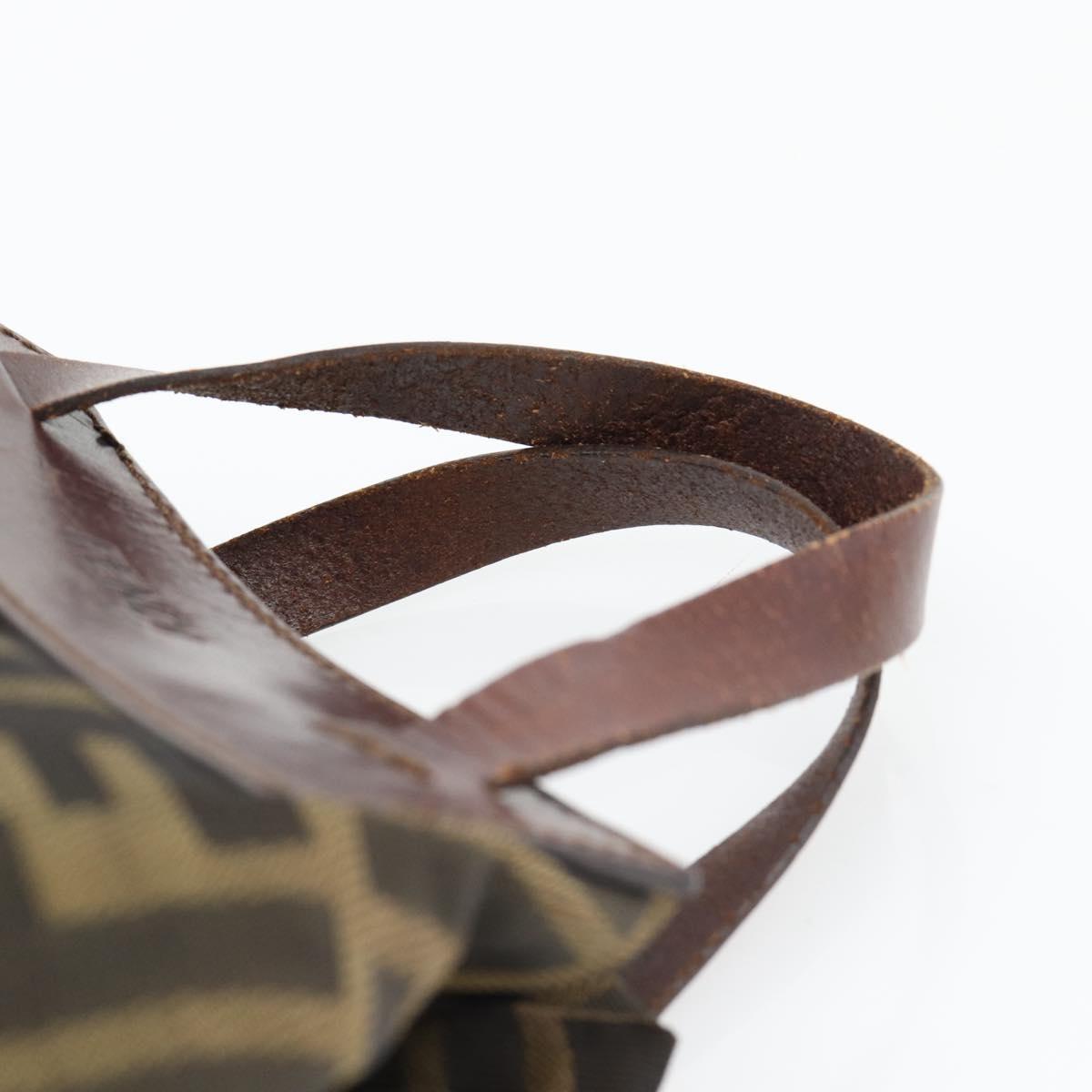 Fendi Zucca Canvas Handbag