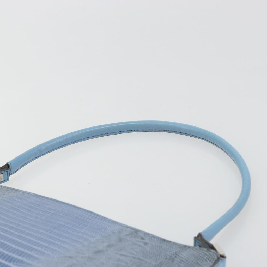 Ferragamo Blue Lizard Shoulder Bag