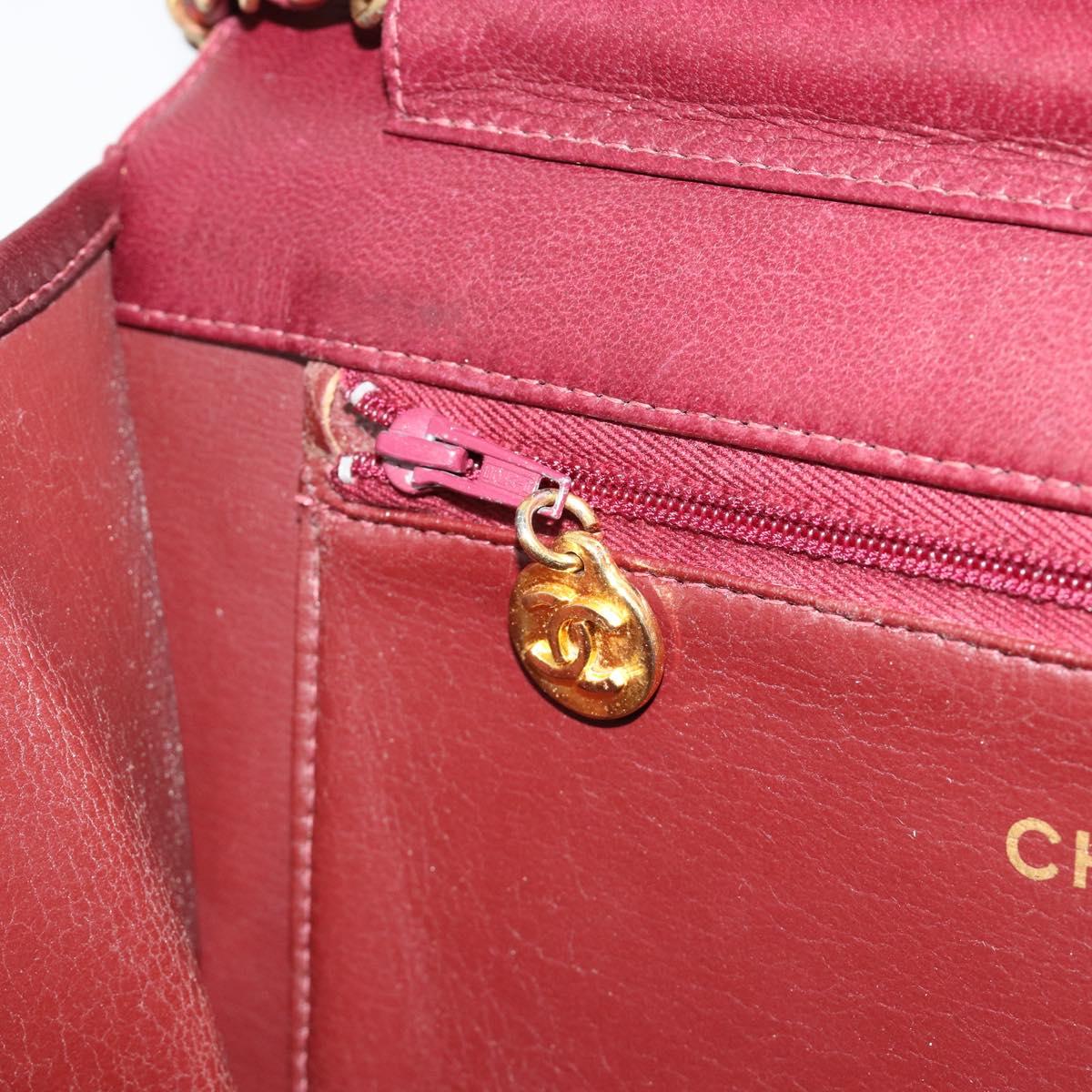 Chanel Burgundy Quilted Leather Flap Bag