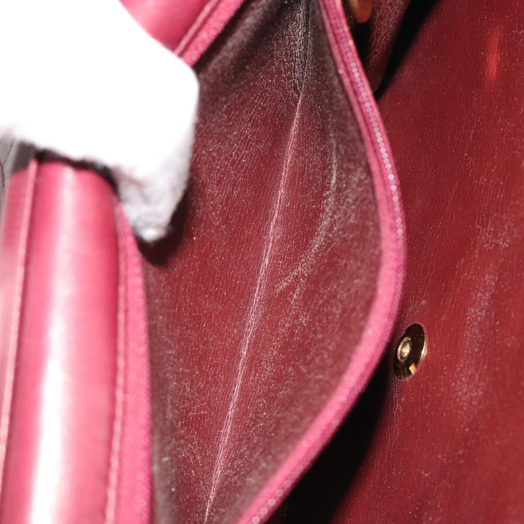Chanel Burgundy Quilted Leather Flap Bag