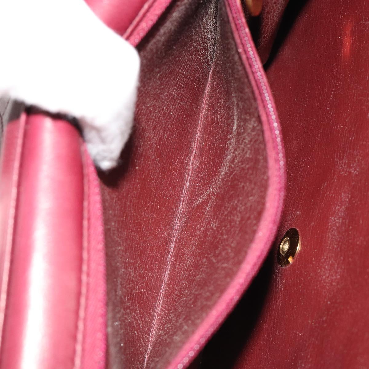Chanel Burgundy Quilted Leather Flap Bag