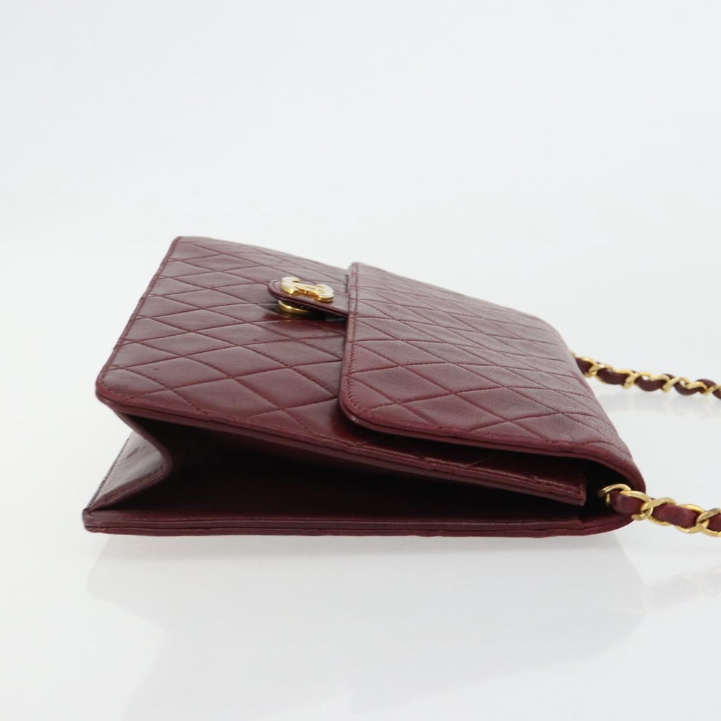 Chanel Burgundy Quilted Leather Flap Bag