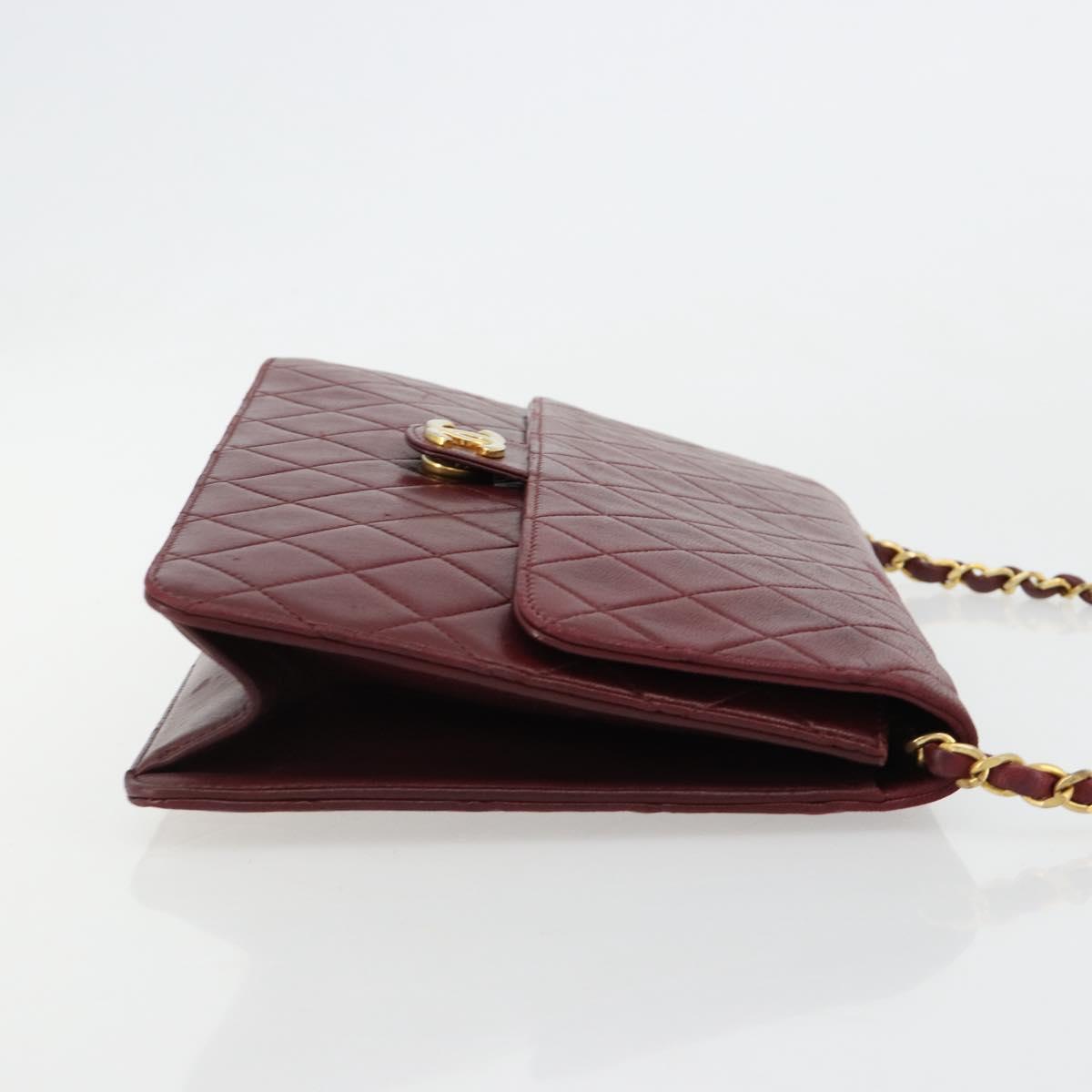 Chanel Burgundy Quilted Leather Flap Bag