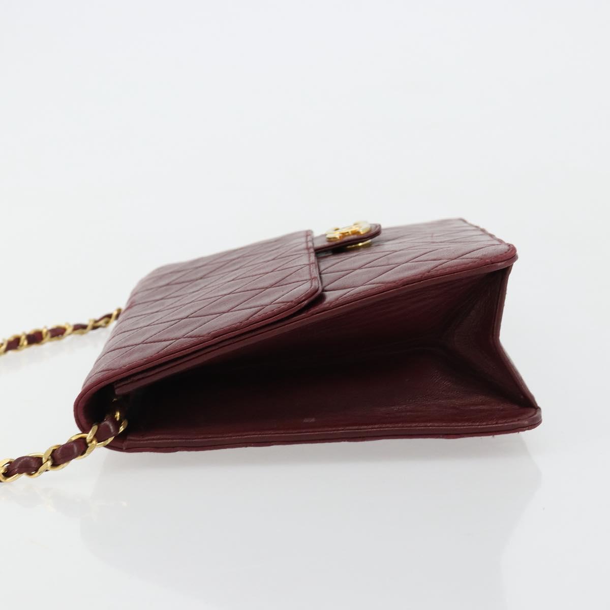 Chanel Burgundy Quilted Leather Flap Bag