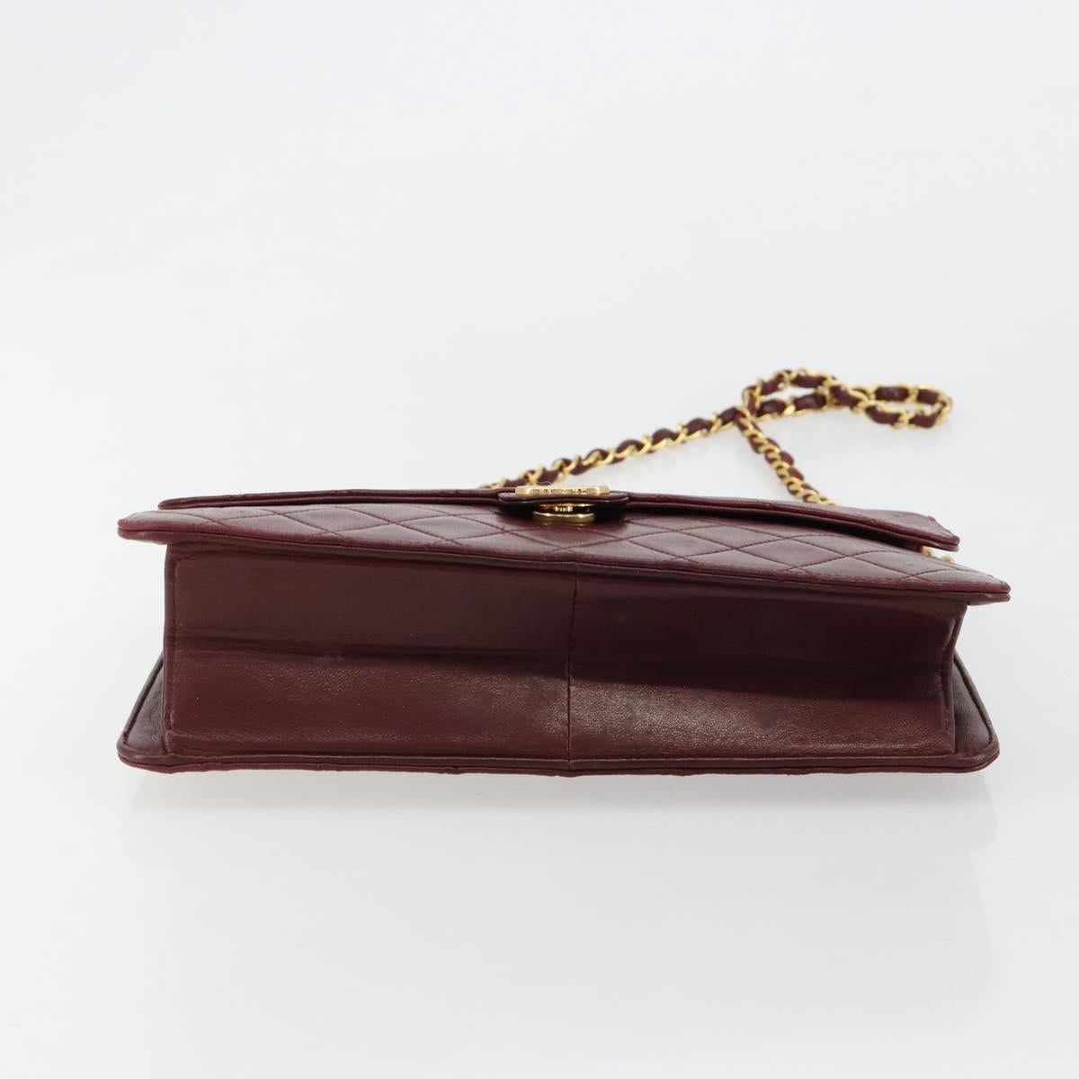 Chanel Burgundy Quilted Leather Flap Bag