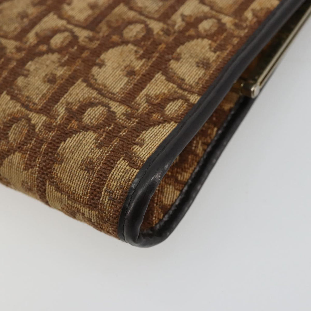 Dior Burgundy Trotter Snap Clutch