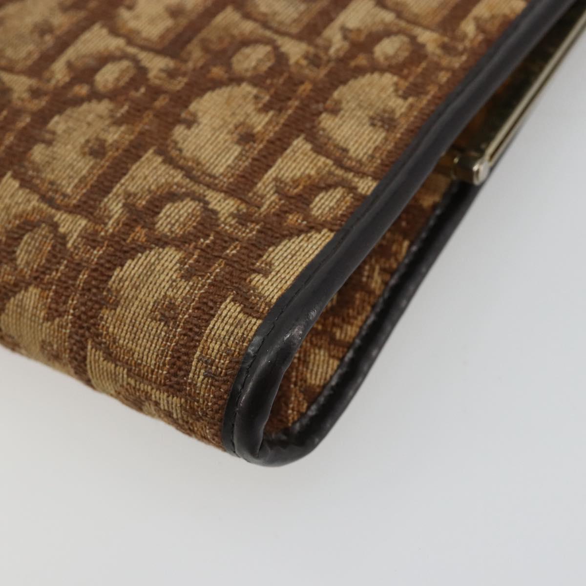 Dior Burgundy Trotter Snap Clutch