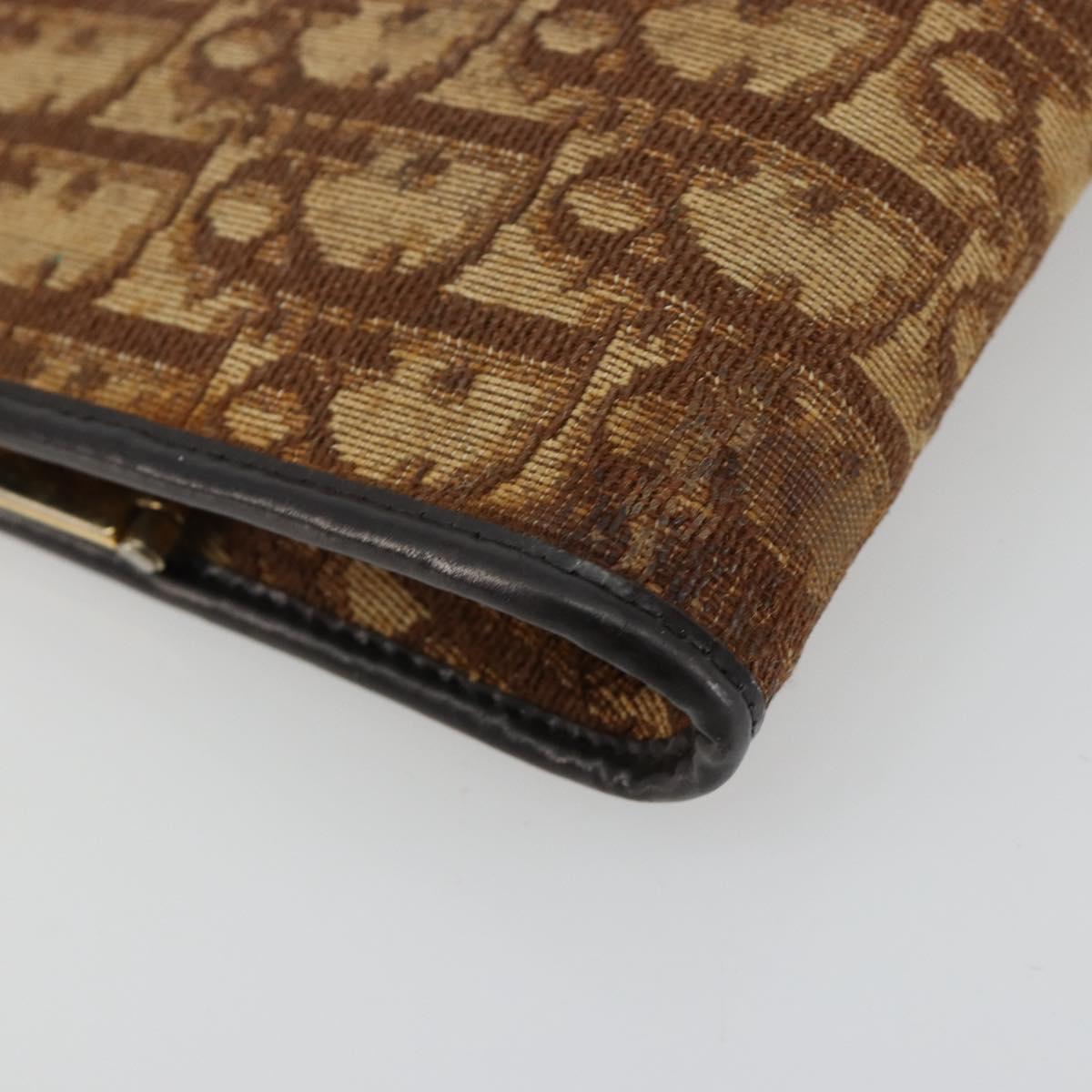 Dior Burgundy Trotter Snap Clutch