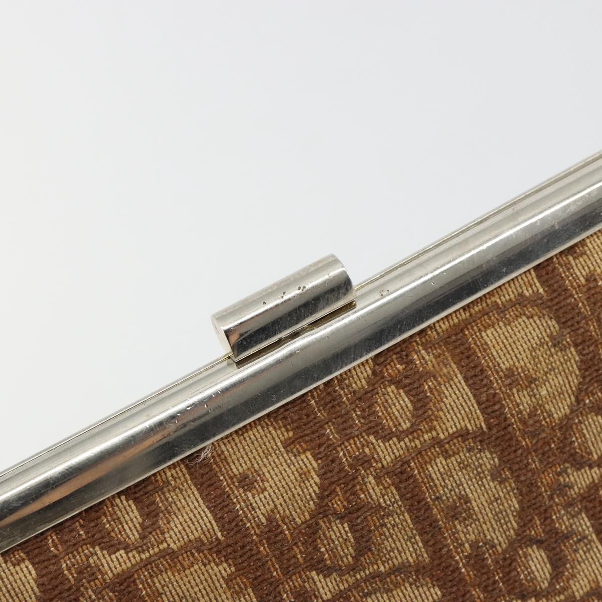 Dior Burgundy Trotter Snap Clutch