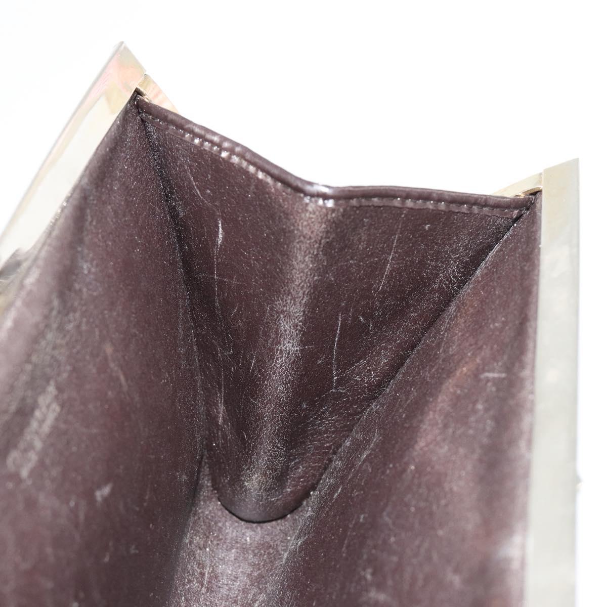 Dior Burgundy Trotter Snap Clutch