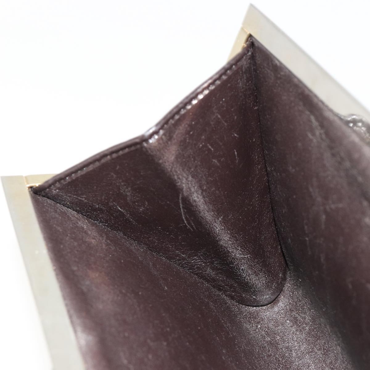 Dior Burgundy Trotter Snap Clutch