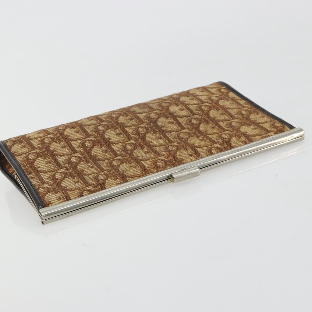 Dior Burgundy Trotter Snap Clutch