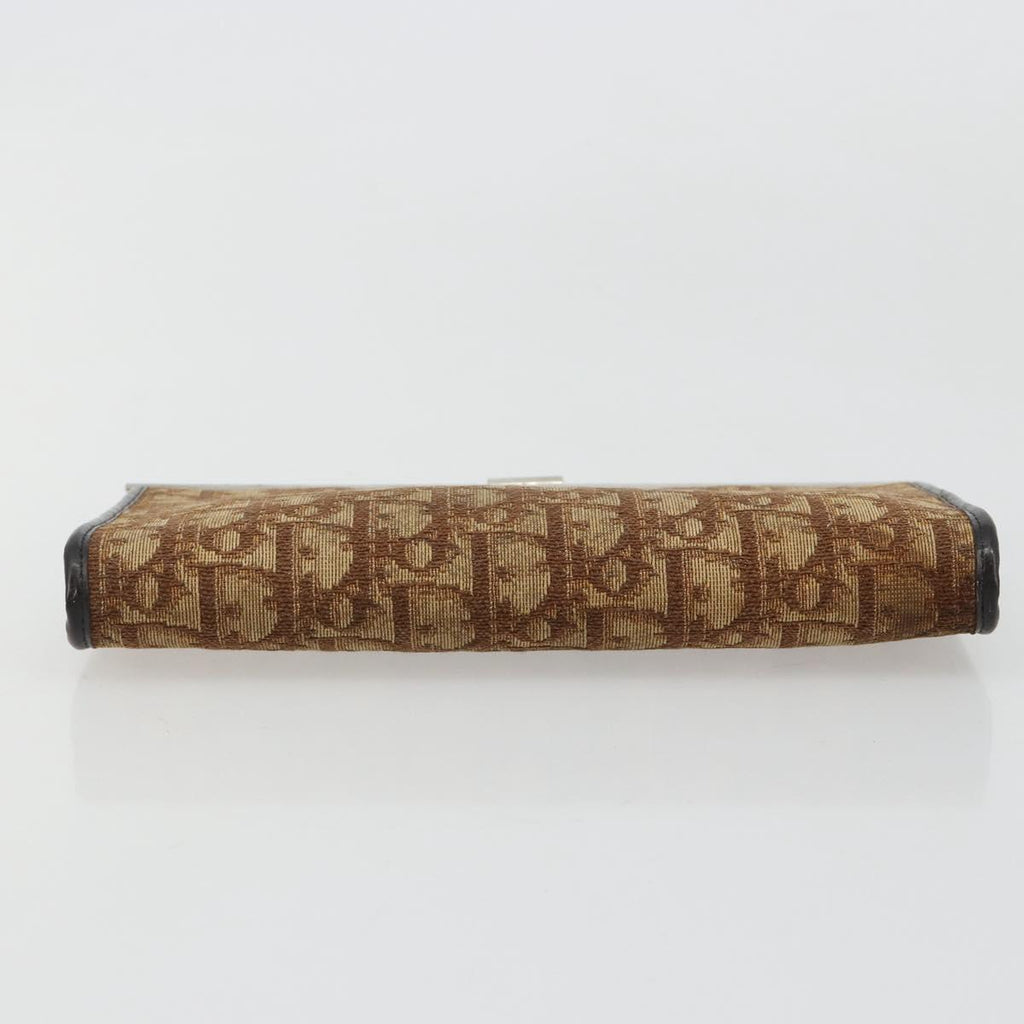 Dior Burgundy Trotter Snap Clutch