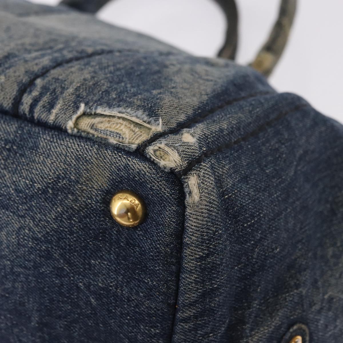 Prada Denim Canapa Tote