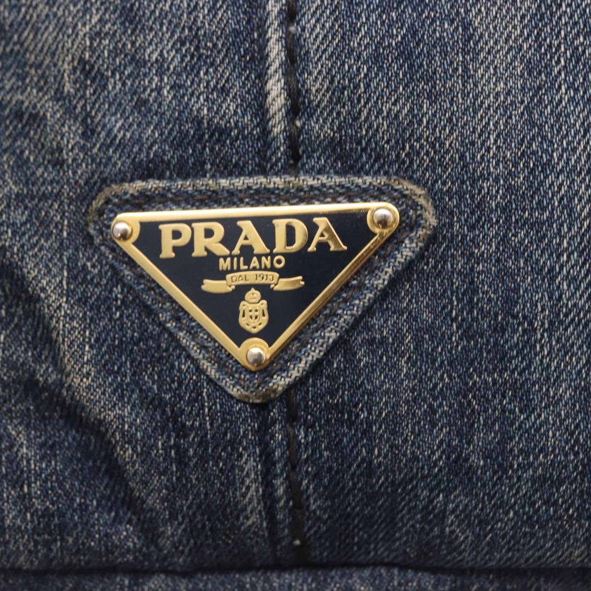 Prada Denim Canapa Tote