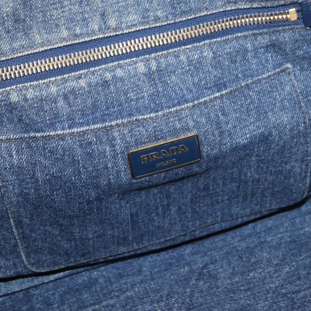 Prada Denim Canapa Tote
