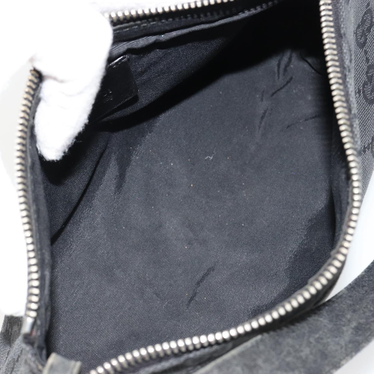 Gucci Black Monogram Pochette
