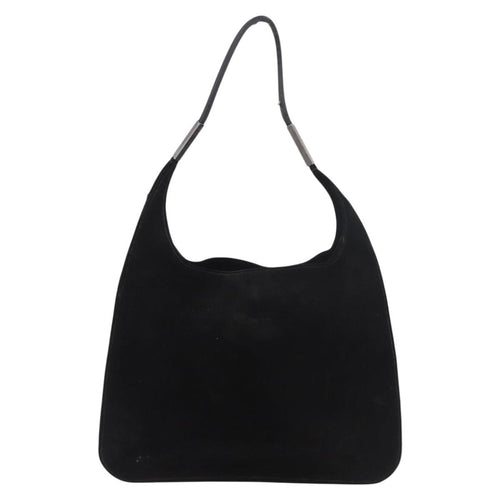 Gucci Tom Ford Black Suede Hobo Bag