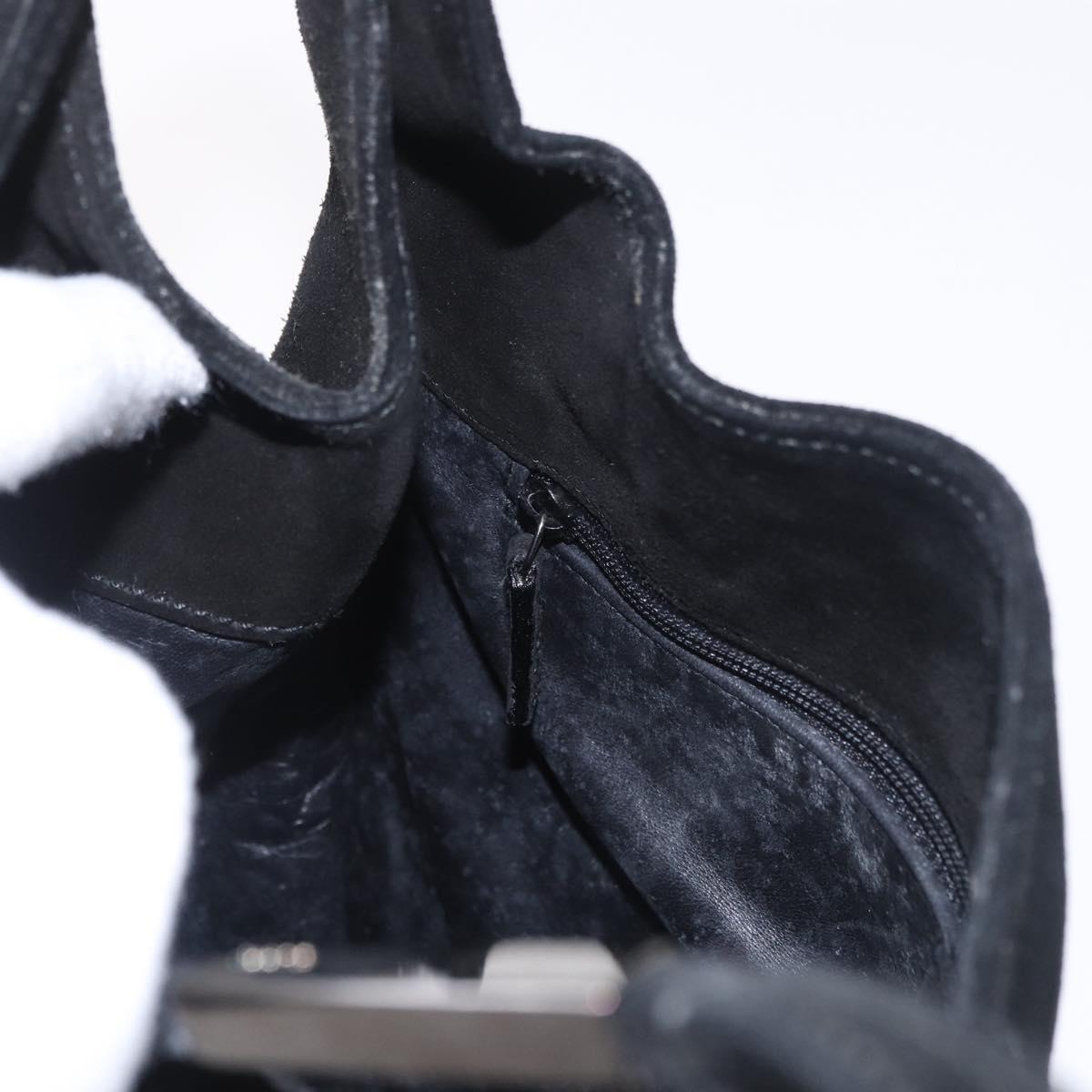 Gucci Tom Ford Black Suede Hobo Bag