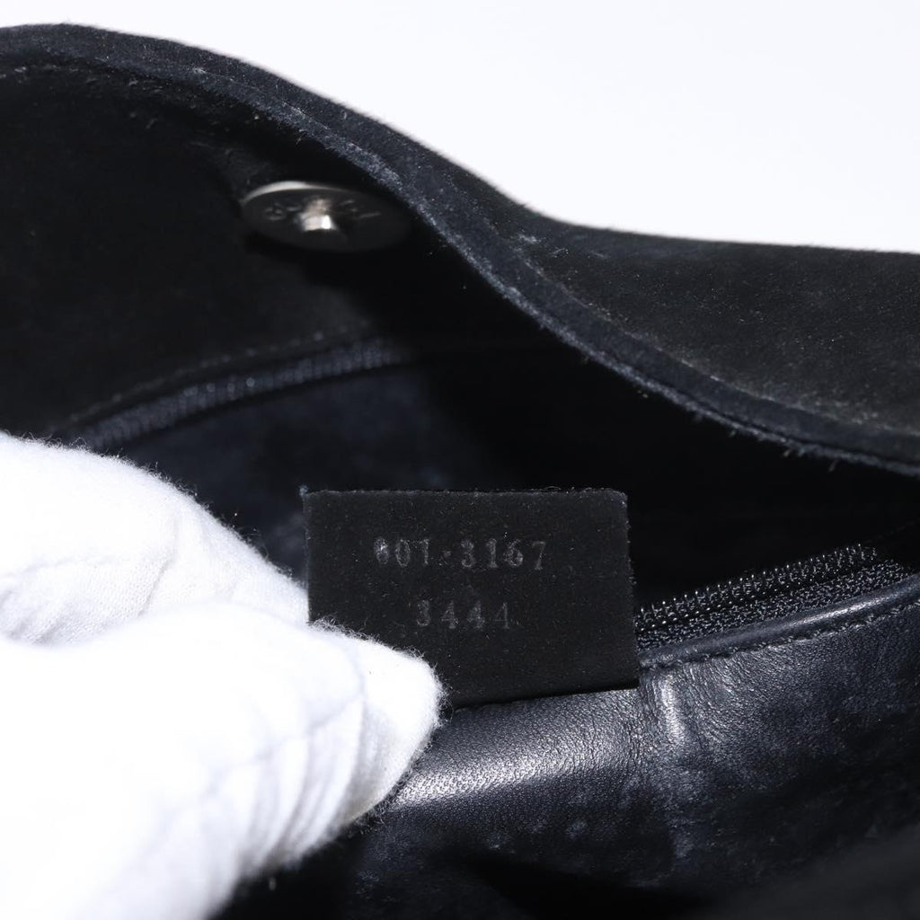 Gucci Tom Ford Black Suede Hobo Bag