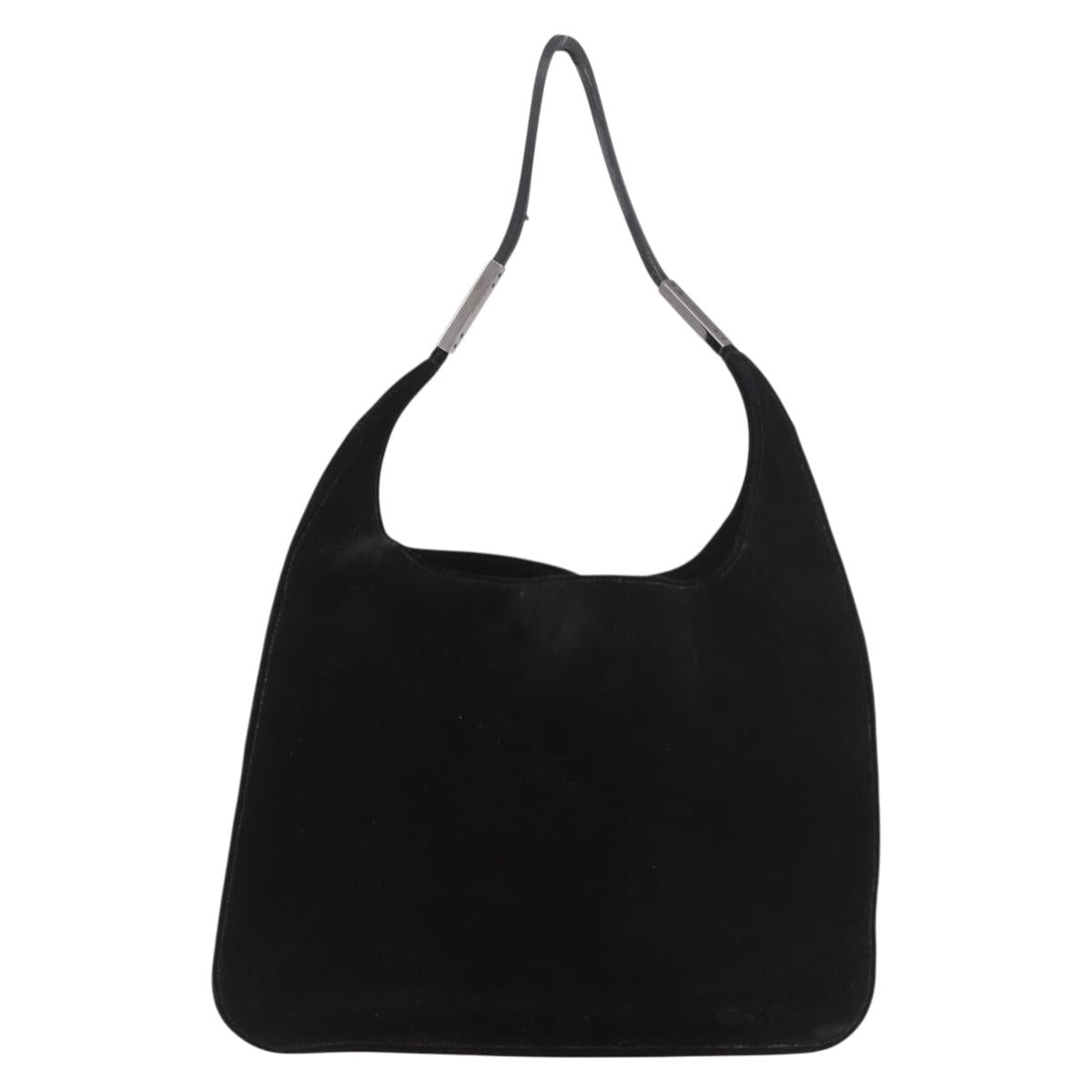 Gucci Tom Ford Black Suede Hobo Bag – No Standing NYC