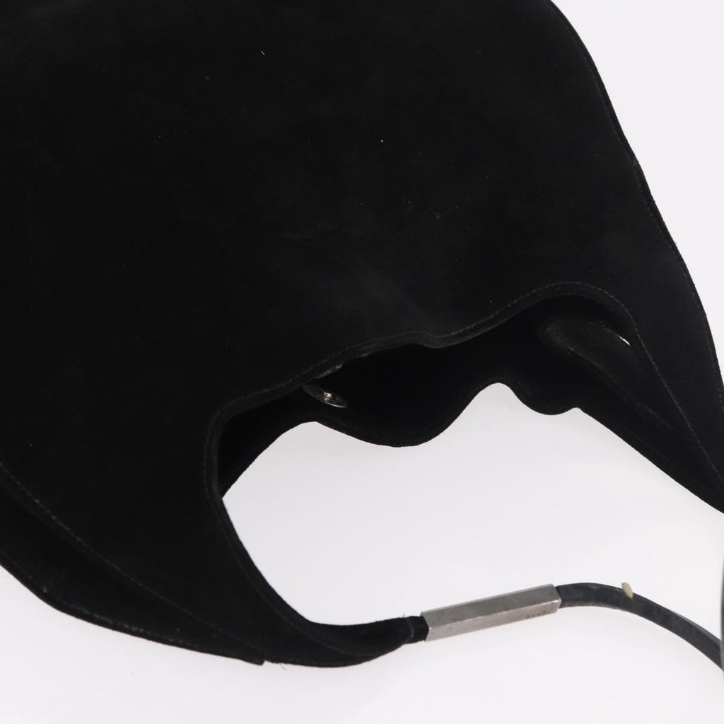 Gucci Tom Ford Black Suede Hobo Bag