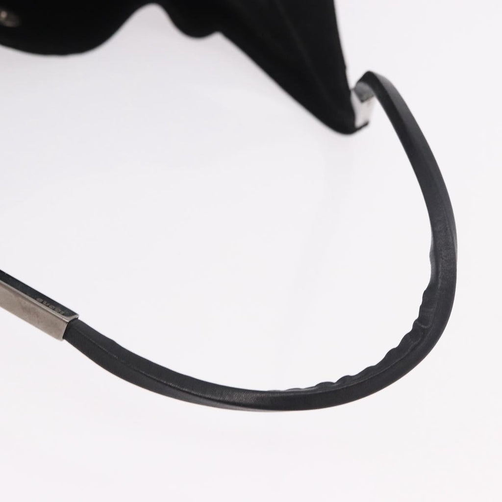 Gucci Tom Ford Black Suede Hobo Bag