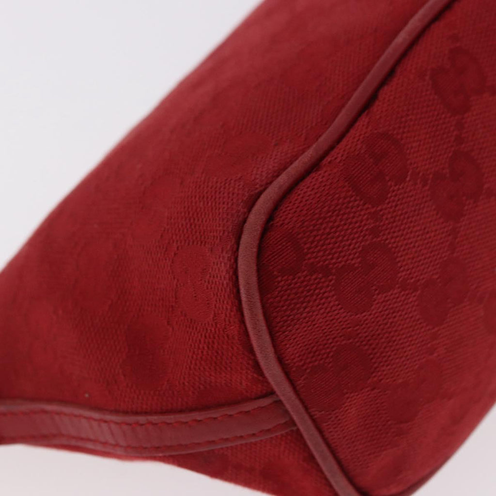 Gucci Red Monogram Boat Pochette