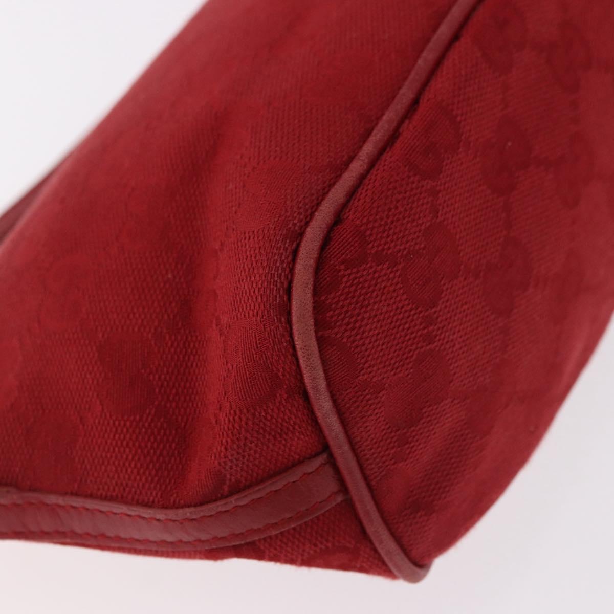 Gucci Red Monogram Boat Pochette
