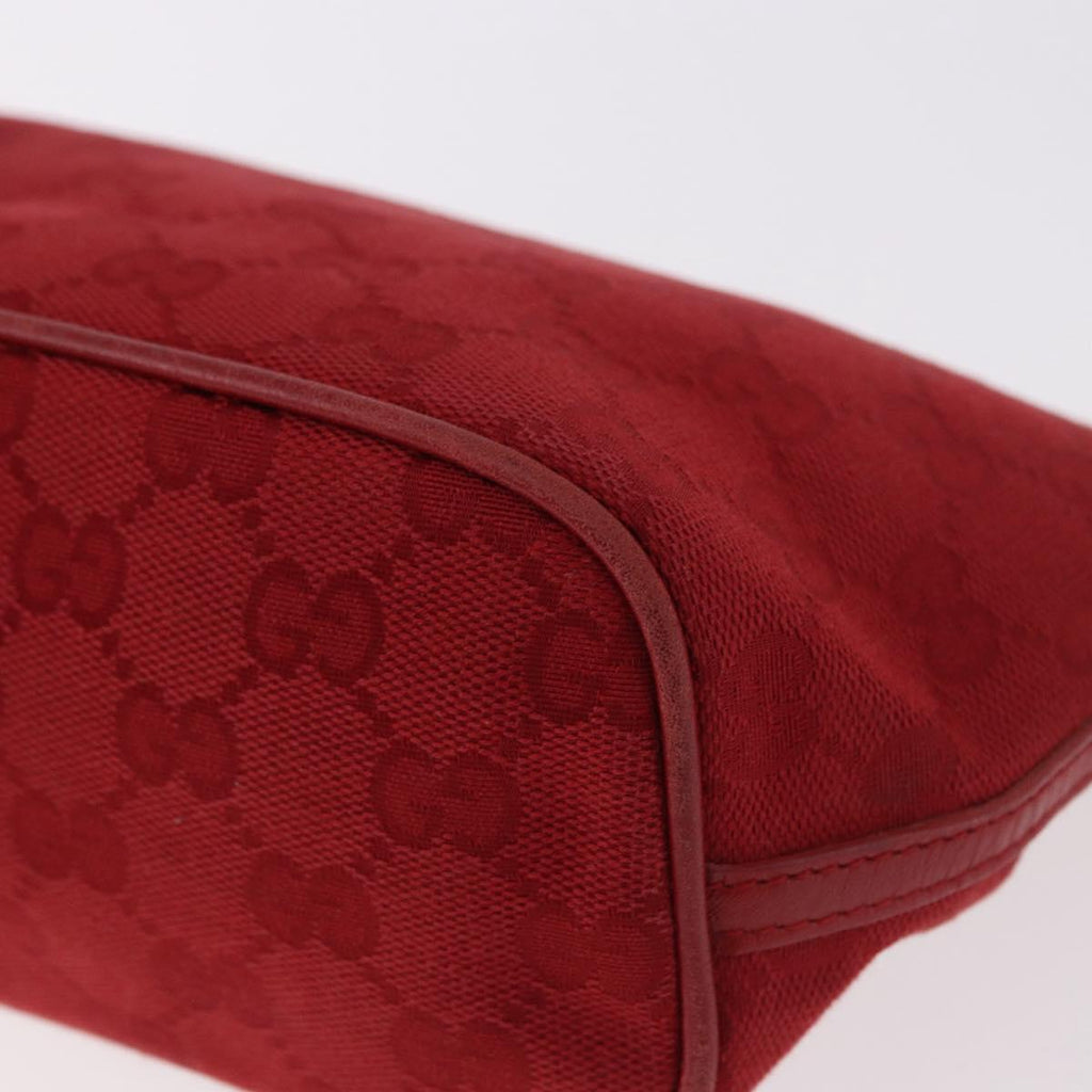 Gucci Red Monogram Boat Pochette