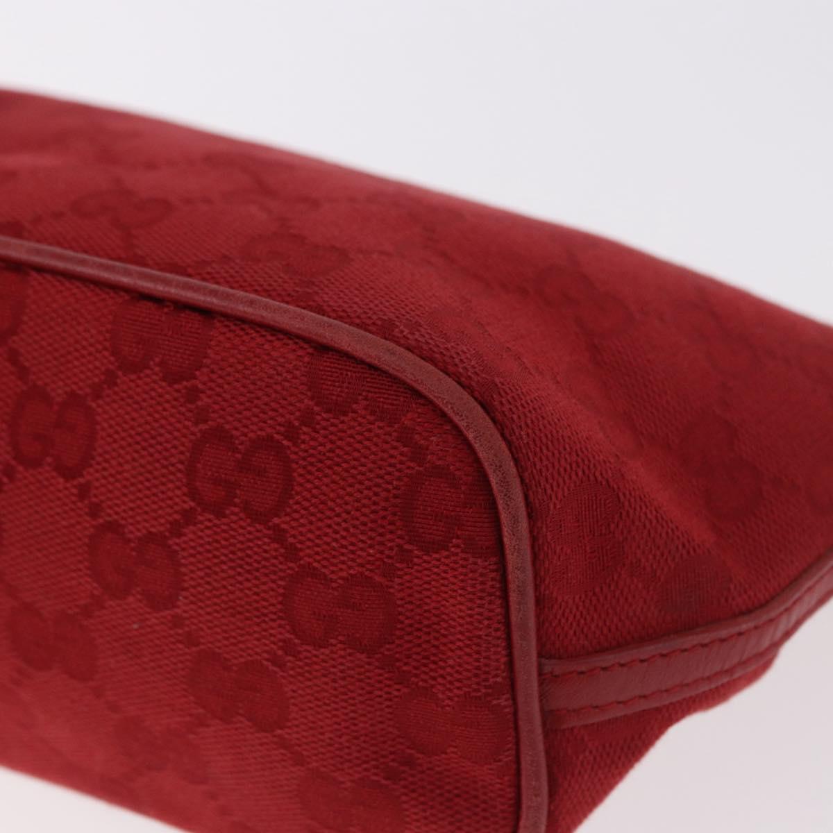 Gucci Red Monogram Boat Pochette