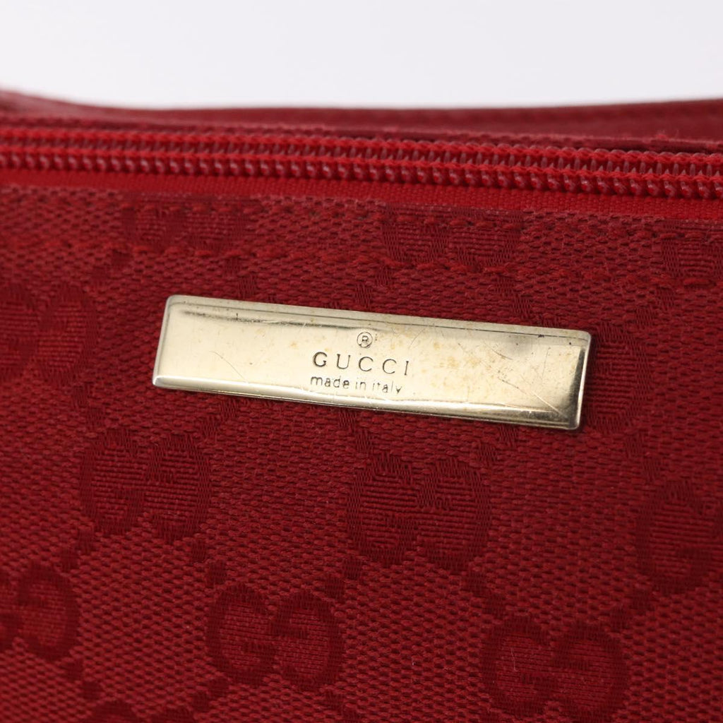 Gucci Red Monogram Boat Pochette
