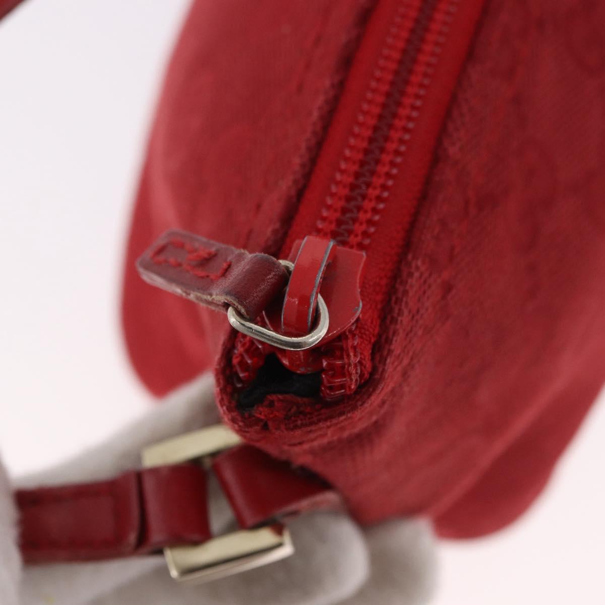 Gucci Red Monogram Boat Pochette