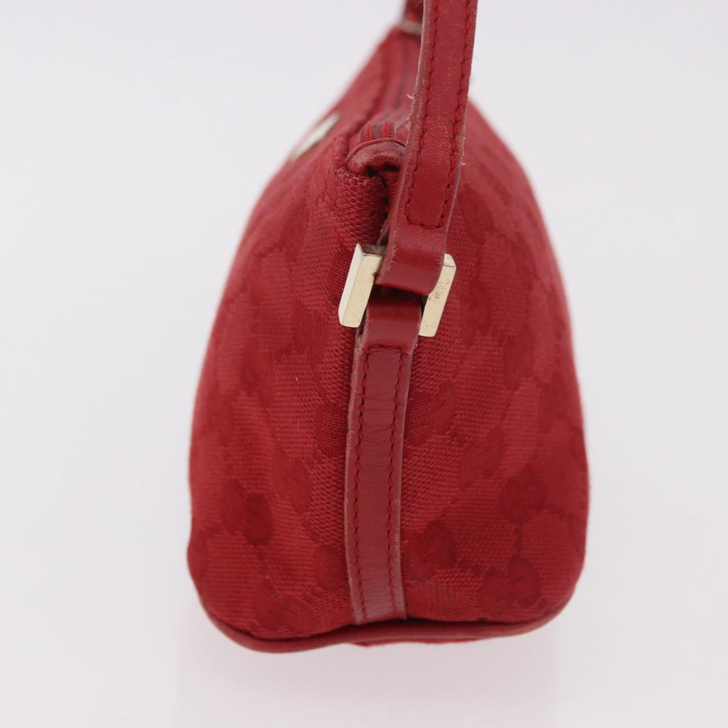 Gucci Red Monogram Boat Pochette