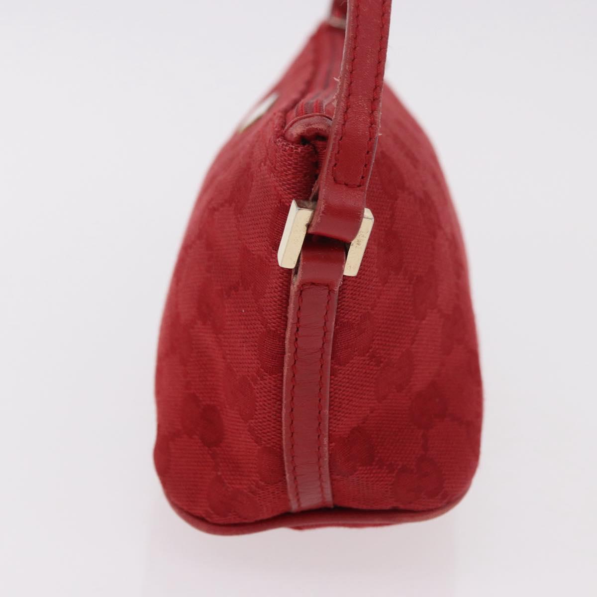Gucci Red Monogram Boat Pochette