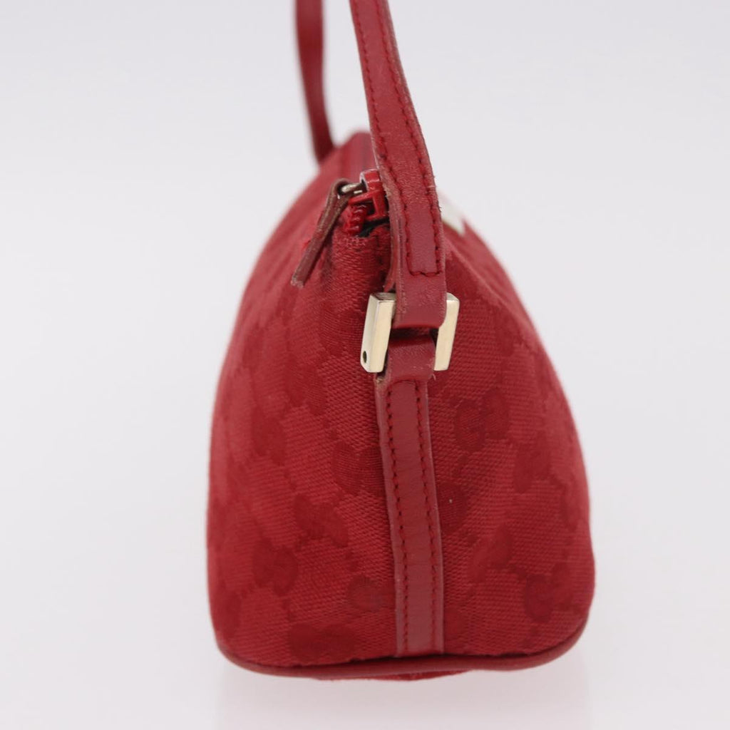 Gucci Red Monogram Boat Pochette