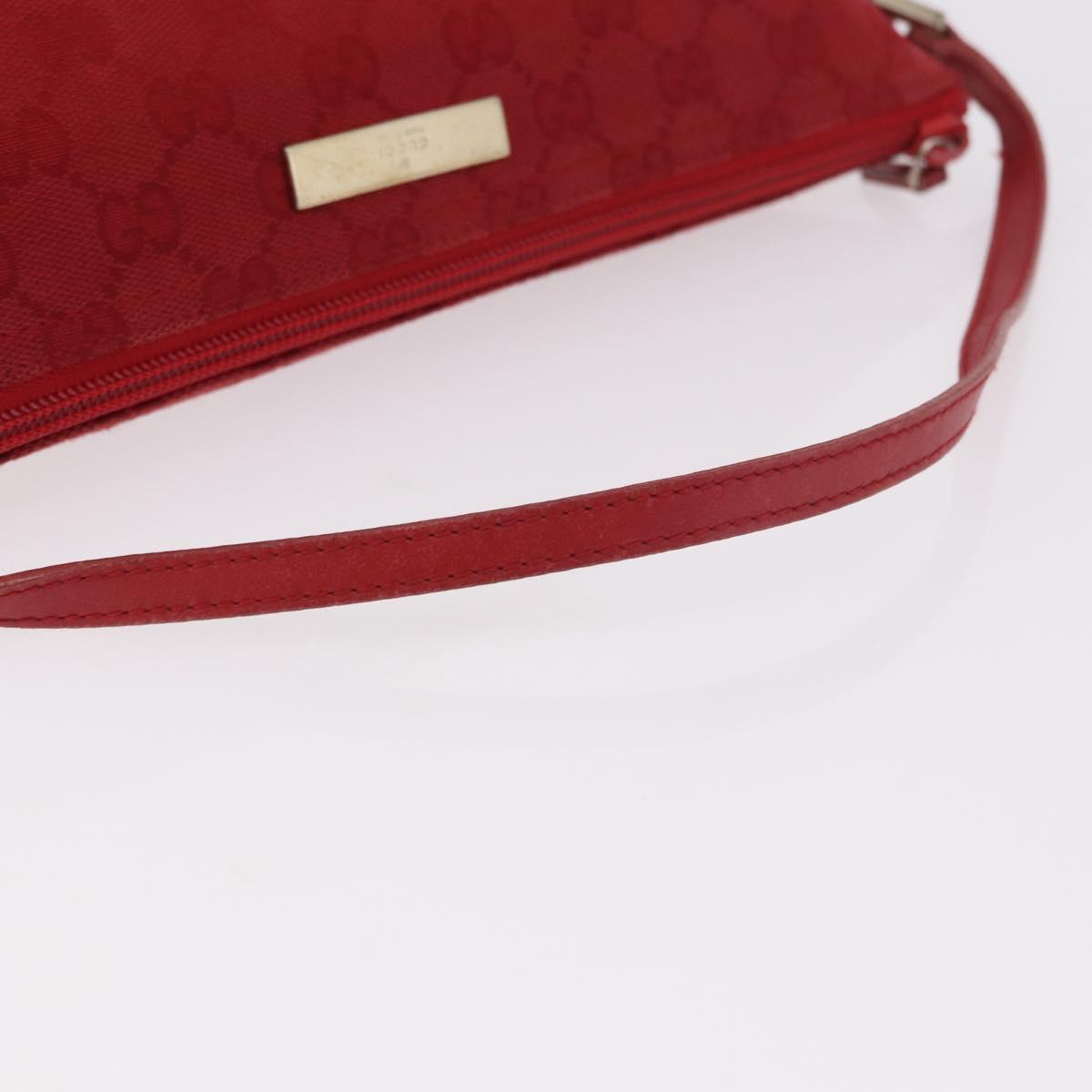 Gucci Red Monogram Boat Pochette