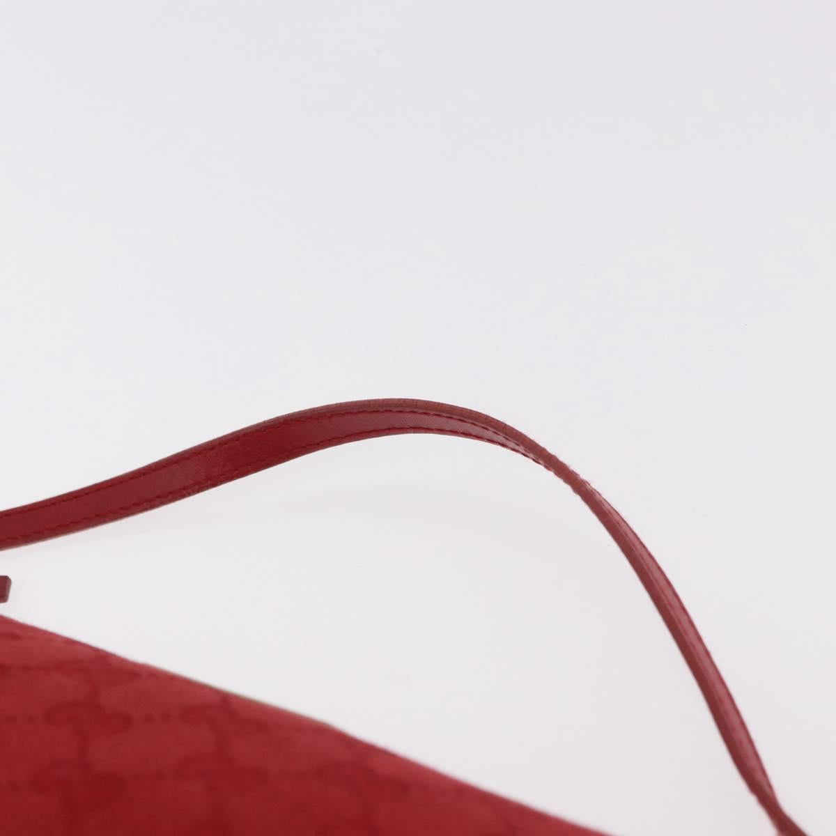 Gucci Red Monogram Boat Pochette
