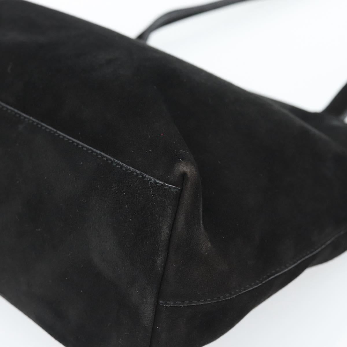 Gucci Tom Ford Black Suede Shoulder Bag