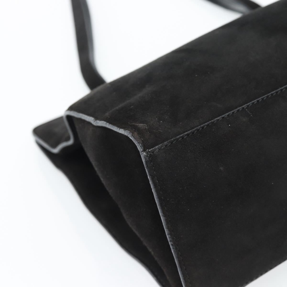 Gucci Tom Ford Black Suede Shoulder Bag