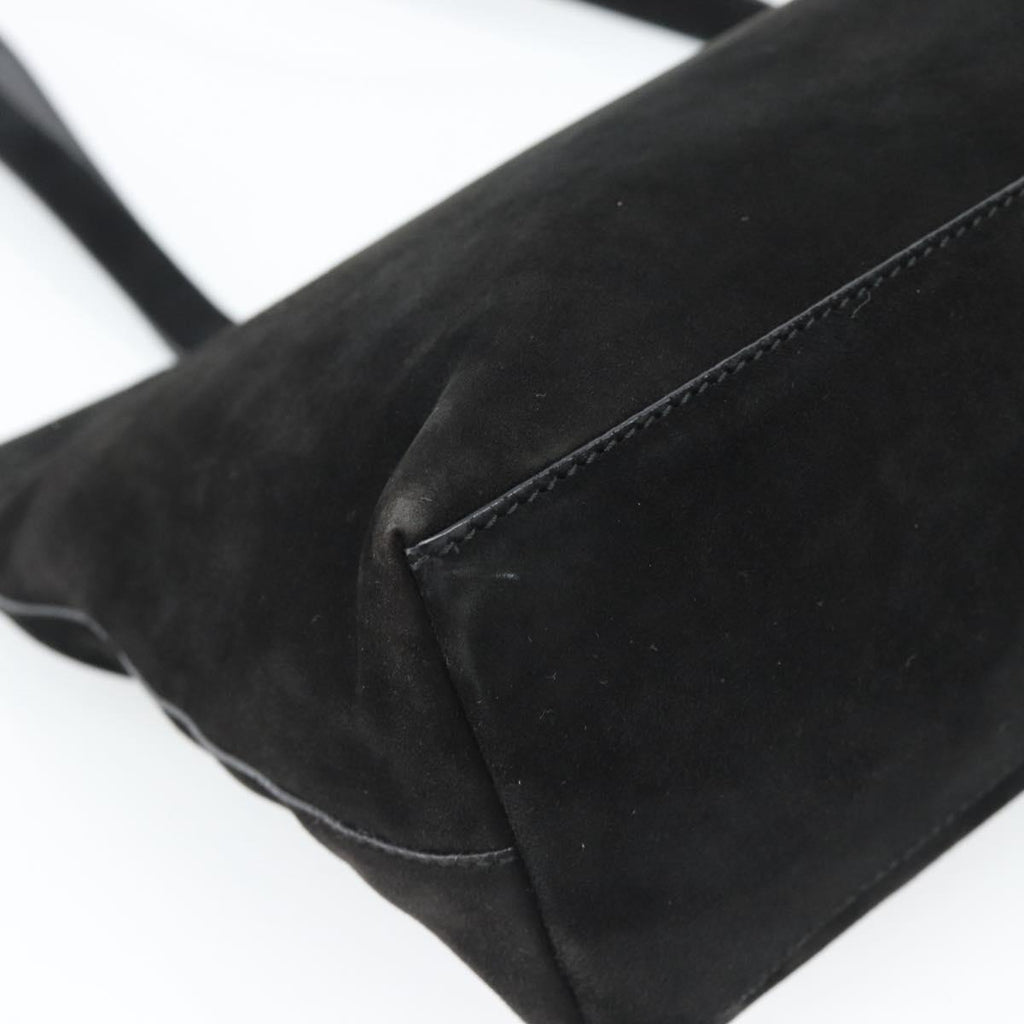 Gucci Tom Ford Black Suede Shoulder Bag